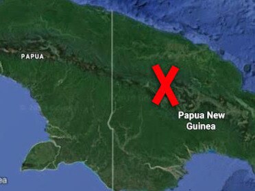 Location of the Huli region in Papua New Guinea. Picture: Google Maps.