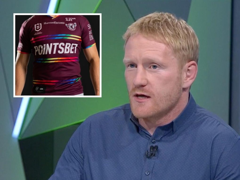 Manly pride jersey saga: Magda Szubanski slams Sea Eagles stars boycotting  match over rainbow stripe