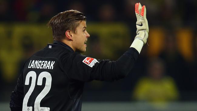 Goalkeeper Mitch Langerak finally saw some game time for Dortmund.