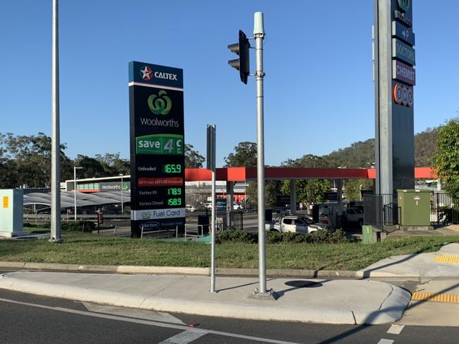 Caltex on Kirkwood Road charged a whopping 165.9 cents per litre on October 26