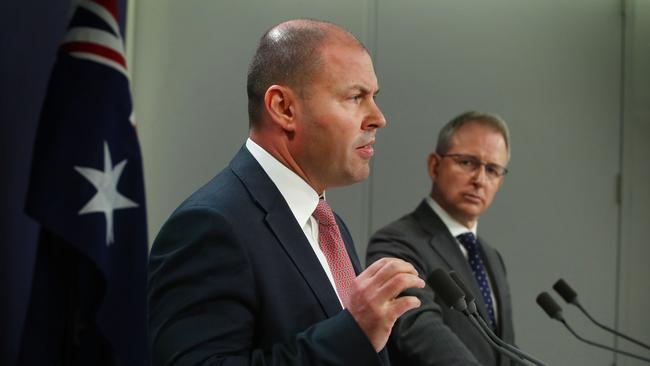 Treasurer Josh Frydenberg said the report proved digital platforms had “fundamentally changed the way that media content is produced, distributed and consumed”. Picture: John Feder/The Australian.