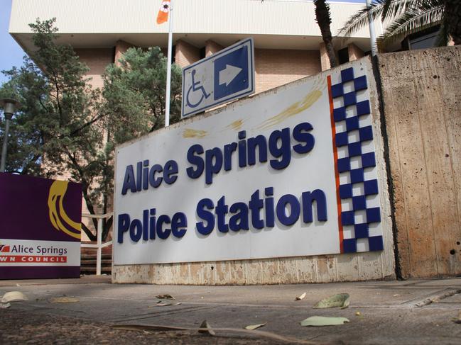 Alice Springs police station. Picture: Gera Kazakov NT police, NT Pol, generic