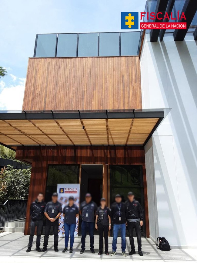 Colombian authorities, including members of the army and the Attorney-General’s office, joined police in their apprehension of the man. Picture: Supplied / WA Police and AFP