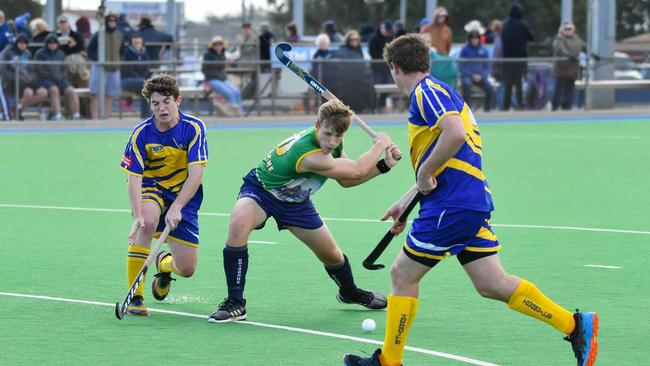 Action from day 1 of the Hockey Queensland Championships. Picture: Annette Andrews, Annette’s Action Shots.