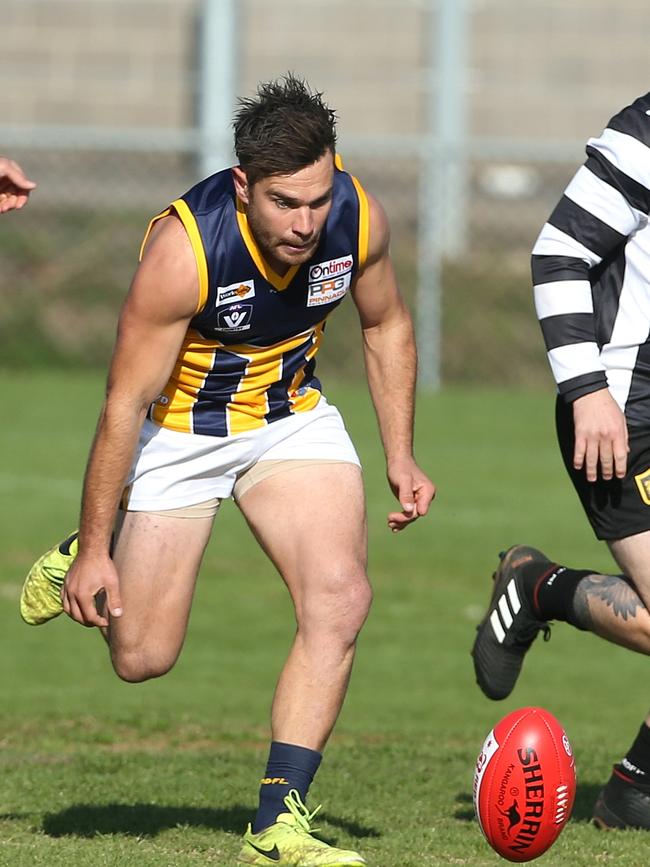 Brent Swallow finished runner-up in the RDFL Bowen Medal count. Picture: Hamish Blair