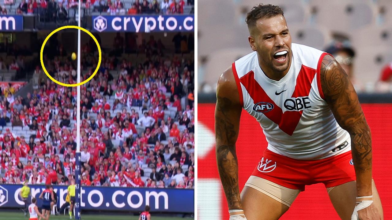 Lance Franklin showed some worrying signs against Melbourne.
