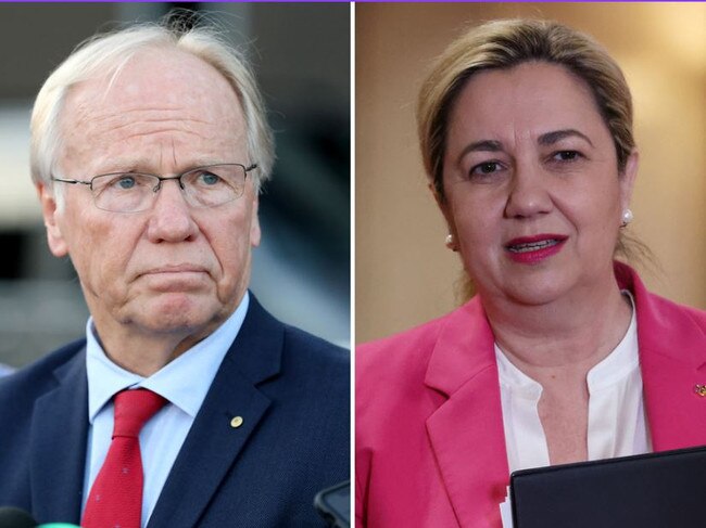 Annastacia Palaszczuk has hit back at former premier Peter Beattie.