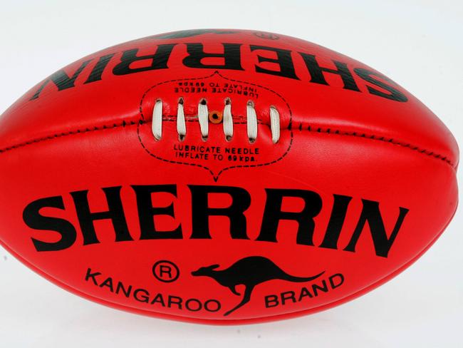 A Sherrin AFL football. Picture: David GERAGHTY