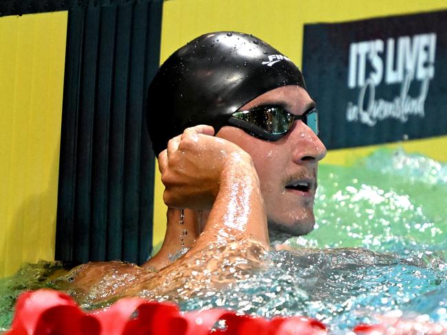 GOLD COAST, AUSTRALIA - APRIL 19: Cameron McEvoy wins the Men's Open 50 LC Metre Freestyle during night three of the 2023 Australian Swimming Championships at Gold Coast Aquatic Centre on April 19, 2023 in Gold Coast, Australia. (Photo by Bradley Kanaris/Getty Images)