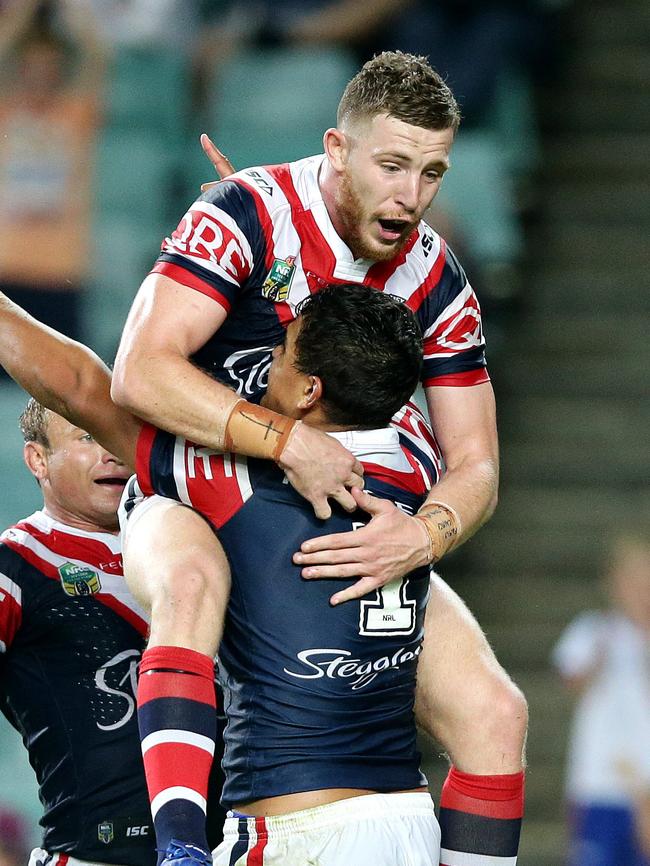 Hastings’ time with the Roosters was also fraught with tension. Picture: Gregg Porteous