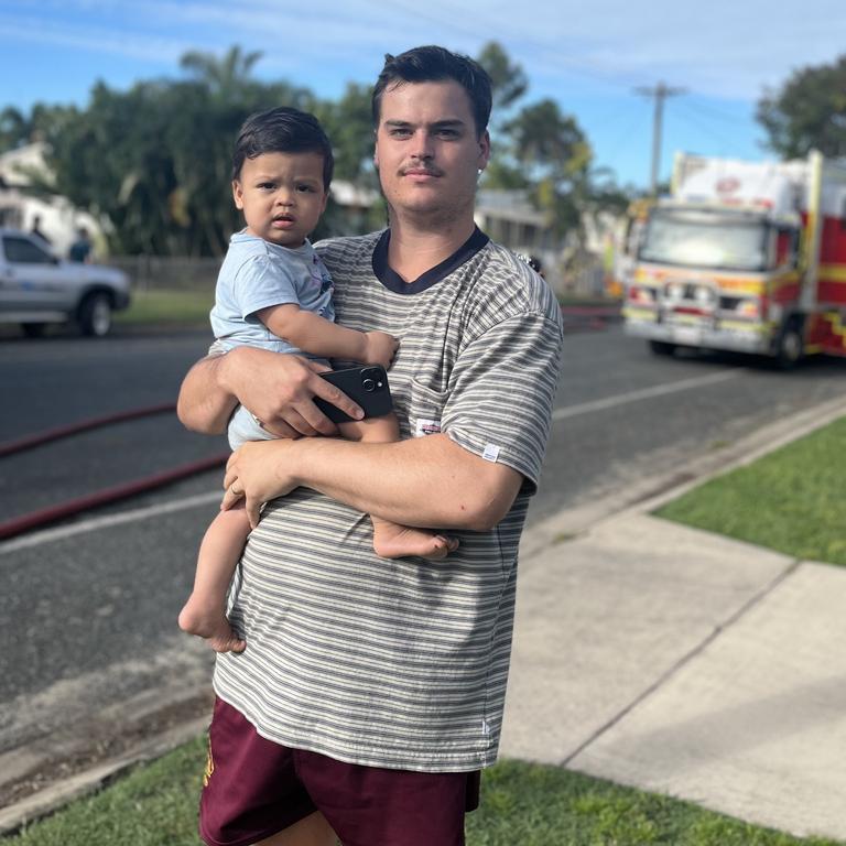 Henk Nekker lives across the road from where a fire broke out in the laundry of a McKenney St, South Mackay home on May 14. Picture: Luke Lay