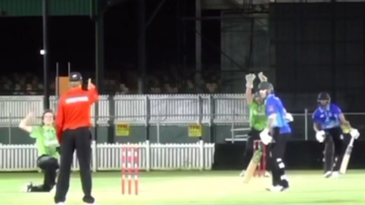 All five of Liam Zurvas' wickets in Mackay T20 Smash