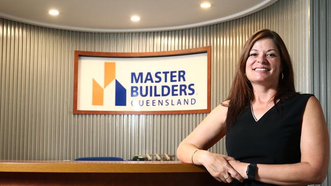 Master Builders Queensland's regional manager for Far North Queensland Sharon Vella in the company's Cairns office. PICTURE: BRENDAN RADKE