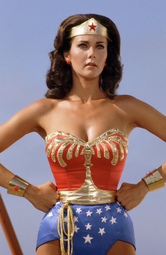 The Wonder Woman of the 1970s, played by Lynda Carter: fighting crime with fashion.