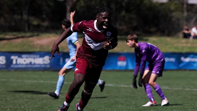 David Bolongi starred for Queensland White's U15 team at the 2023 National Youth Championships. Photo: Damian Briggs