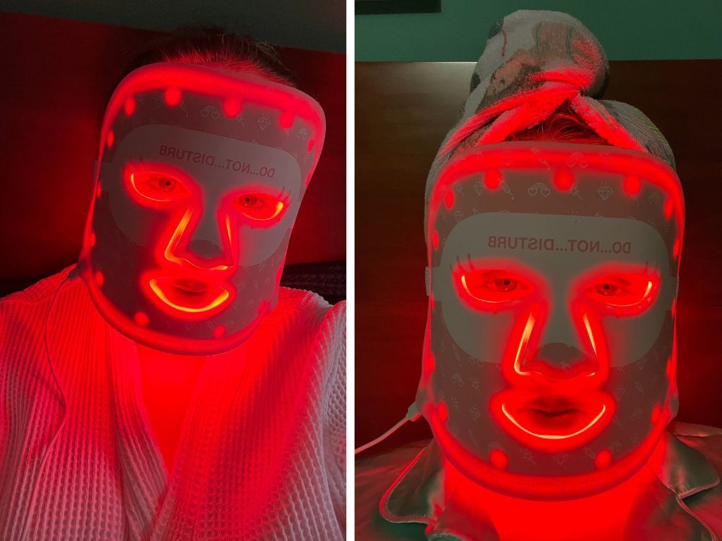 Dr Naomi LED It Glow Light Therapy Device For Skin. Picture: Supplied/Marina Tatas