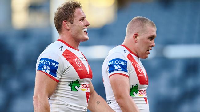 George Burgess (left) looks set to be available for round 1. Picture: Brett Hemmings/Getty Images