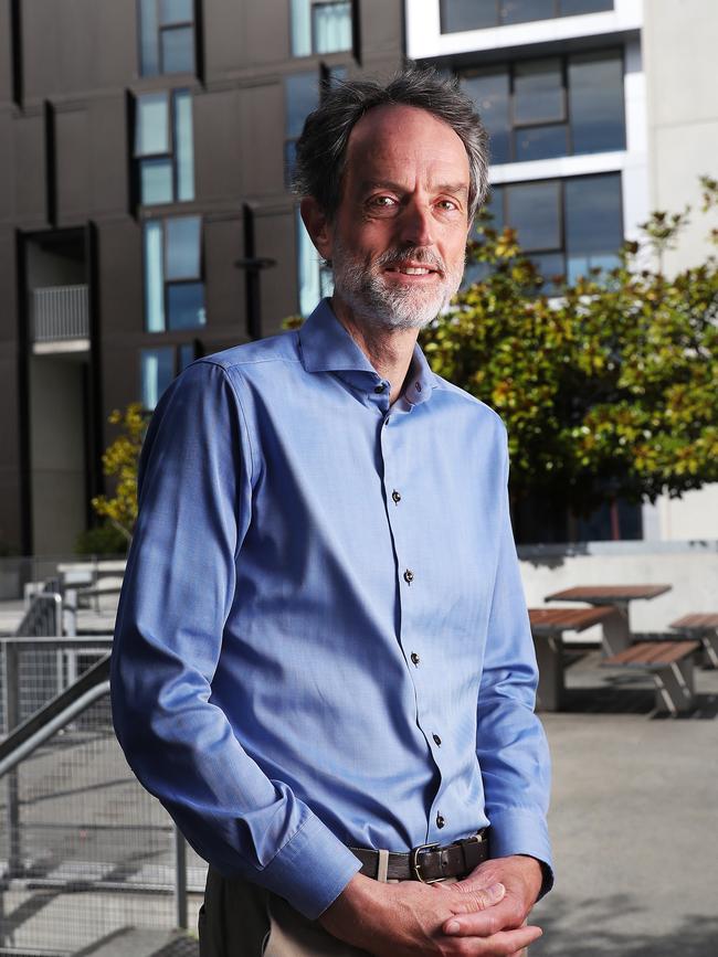 UTAS Vice Chancellor Rufus Black at the universities city student accommodation facility. Picture: Nikki Davis-Jones