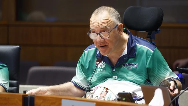 CBD councillor Rob Pyne has called out Ms Eden’s videos for being produced externally and, on occasion, choosing to use social media instead of fronting the media. Picture: Brendan Radke