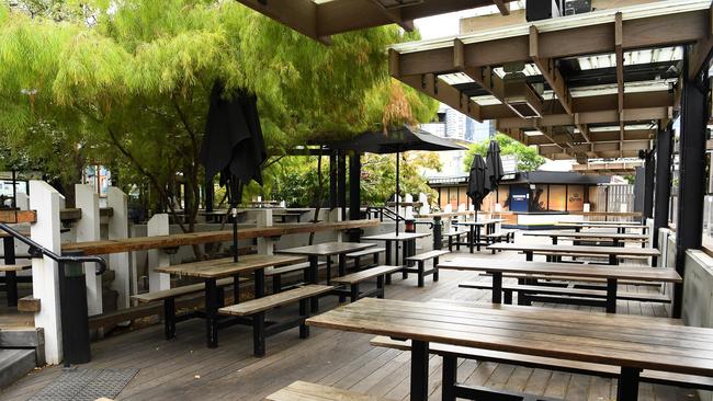 Empty table and chairs have been the norm in restaurants.