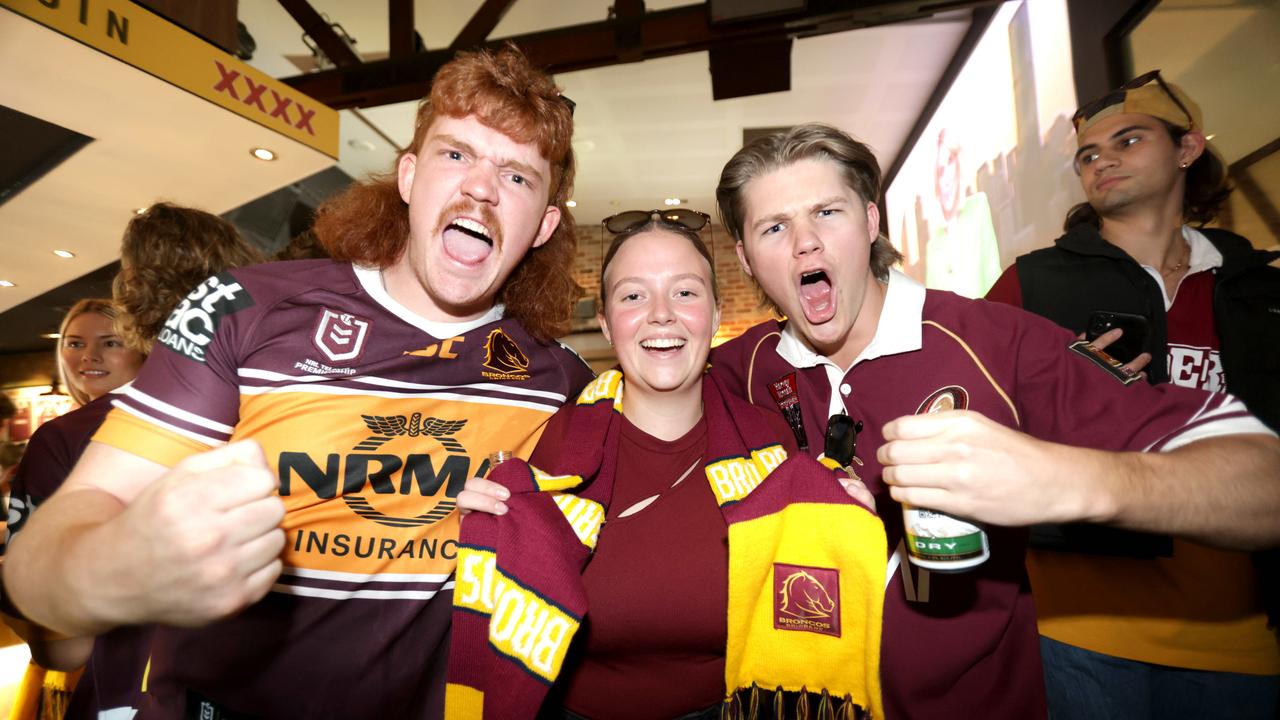 Oliver Brooks, Ciara Laffey, Riley Henderson at the Caxton Hotel. Picture: Steve Pohlner