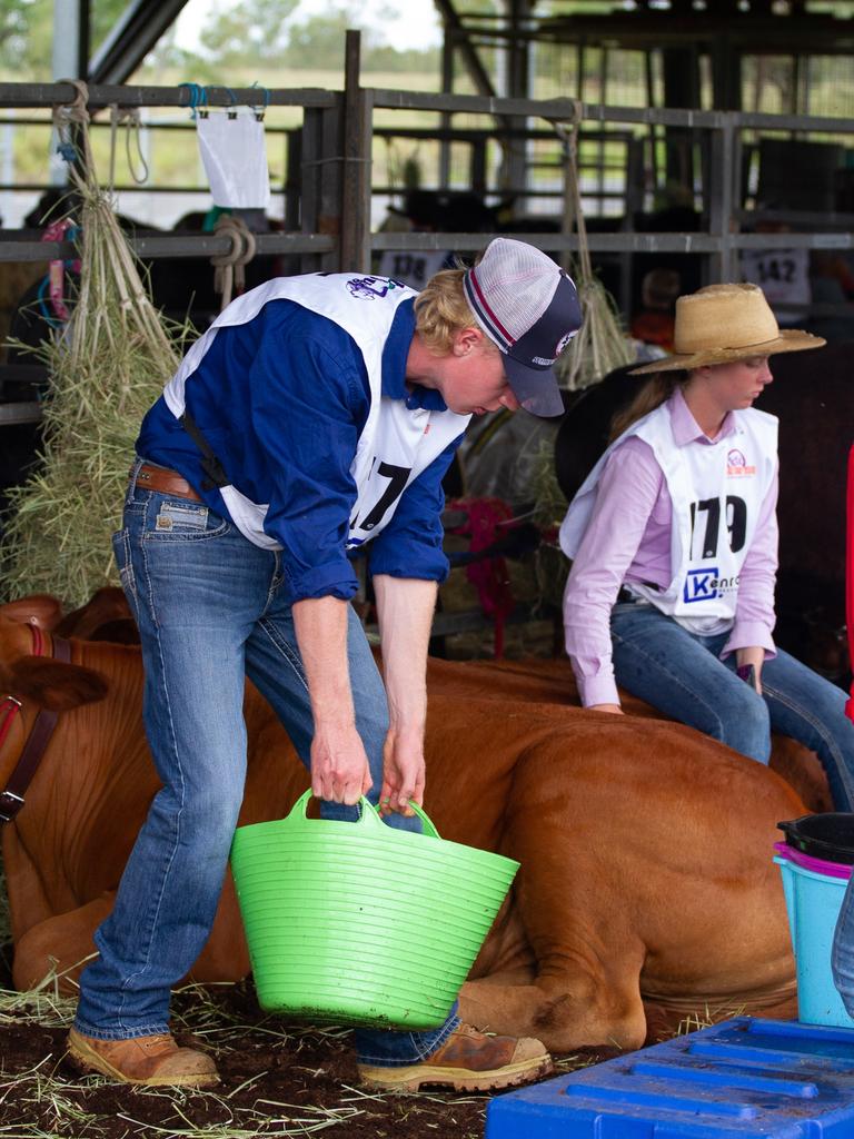 Being on school holidays didn’t stop the campers from working hard for their animals.