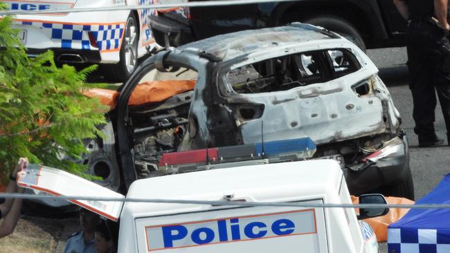 Rowan Baxter killed himself next to the car. Photo: Lyndon Mechielsen