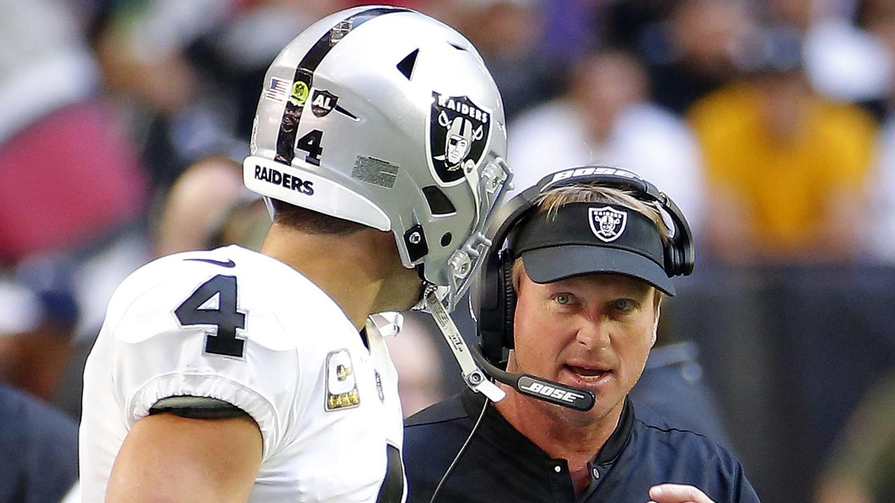 Raiders' Derek Carr, Jon Gruden break down rough game vs. Jets