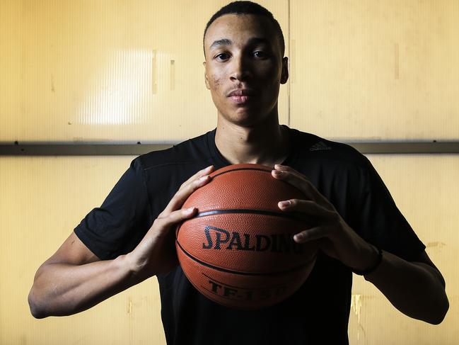 Portrait of Utah Jazz NBA basketball player Dante Exum in Crows Nest.  Picture: Dylan Robinson