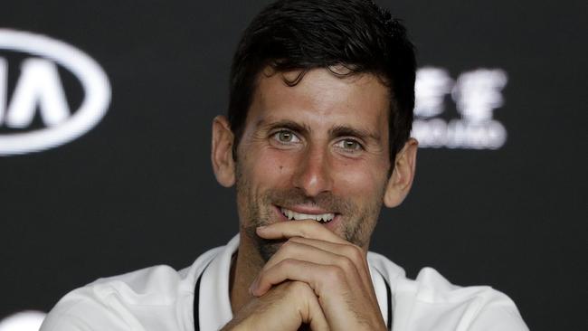 Serbia's six-time Australian Open champion Novak Djokovic begins his campaign today. Picture: AP