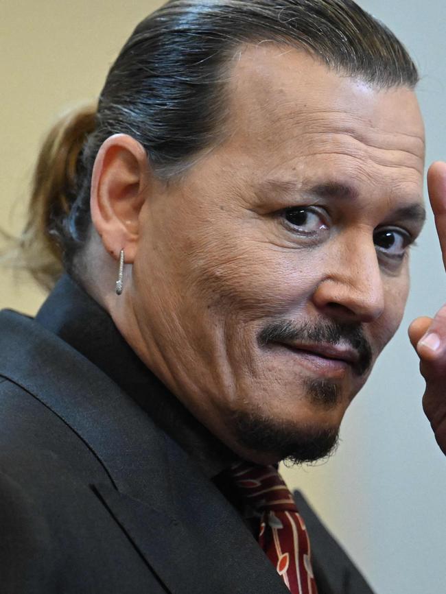 A jury sided with Johnny Depp on June 1, agreeing he was defamed by Amber Heard. Picture: JIM WATSON/POOL/AFP