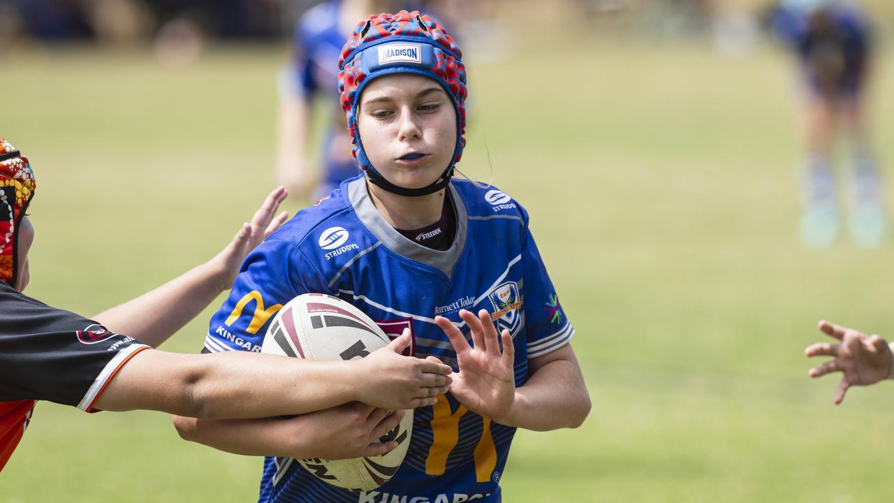 South Burnett Eagles Chloe Dennis will be a player to watch this season. Picture: Kevin Farmer