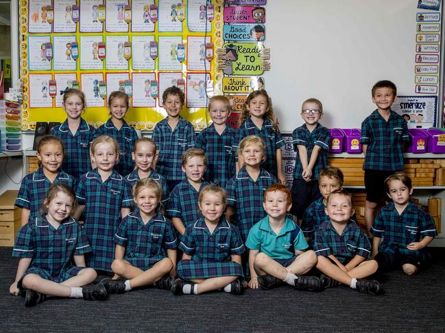 My First Year. Mudgeeraba Creek State School, Prep L. Picture: Jerad Williams Prep L Back row: Evelyn Graham, Lacey Turner, Anton Tumurov, Harlan Baker, Addison Conwell, Jenson Walsh, Jake Noordzy Middle Row: Charlotte Marcus, Addison Neal, Madison Boss, Levi Petty, Ariana Barclay, Adrian Boyd, Seth Laird Front row: Elliana McDiarmid, Hope Chalmers, Belle-Mia Foran, Lachlan Atkinson, Kooper Russell.