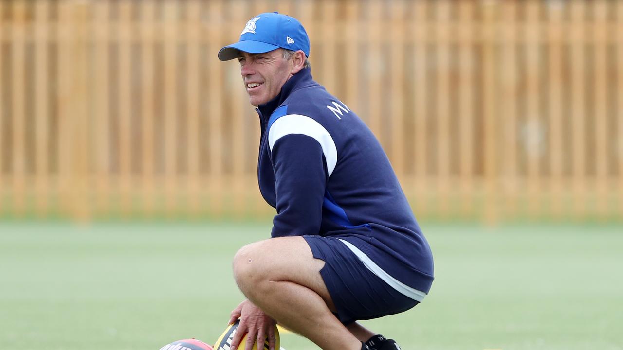 Clarko watches on. Picture: David Crosling