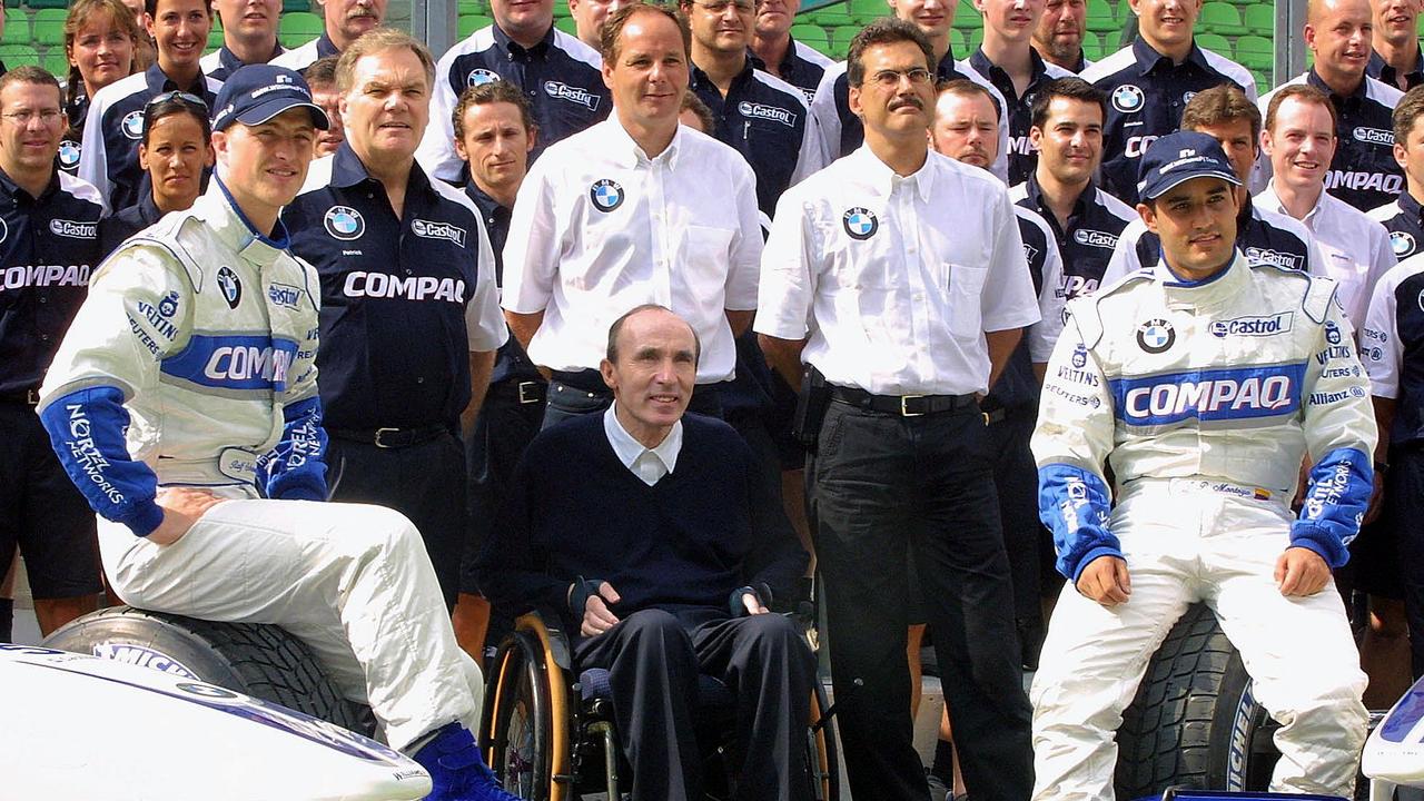 Frank Williams, the man who changed Formula 1. Photo by Emmanuel DUNAND / AFP.