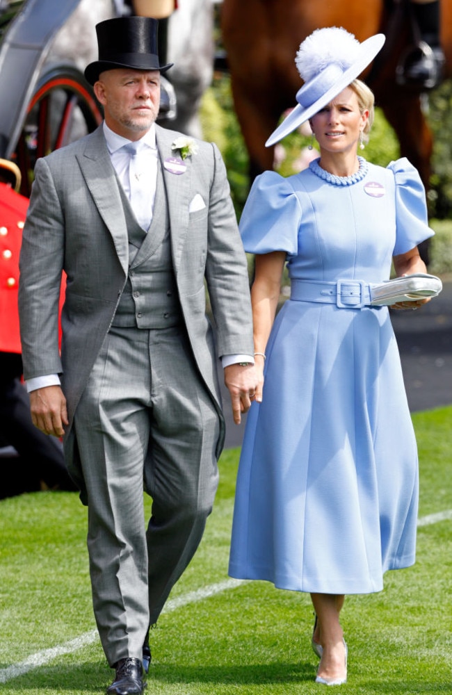 The designer also hinted that Tindall, who is set to attend Ascot next month, might be spotted trackside in a new Rebecca Vallance dress. Picture: Getty