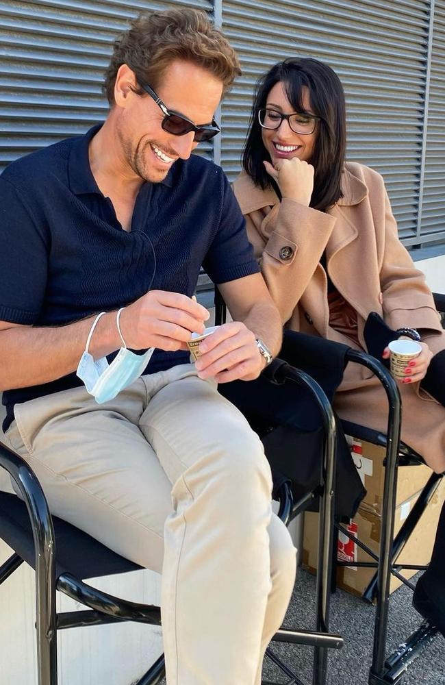 Ioan Gruffudd and Bianca Wallace went public with their relationship last year. Picture: Instagram