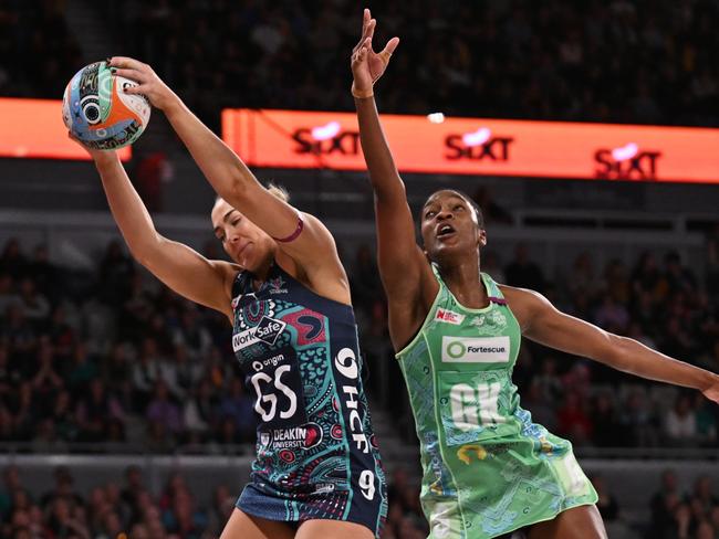 Sophie Garbin broke two Melbourne Vixens records in 2024. Picture: Daniel Pockett/Getty Images