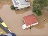 Family saved as entire house almost swept away in raging floodwaters