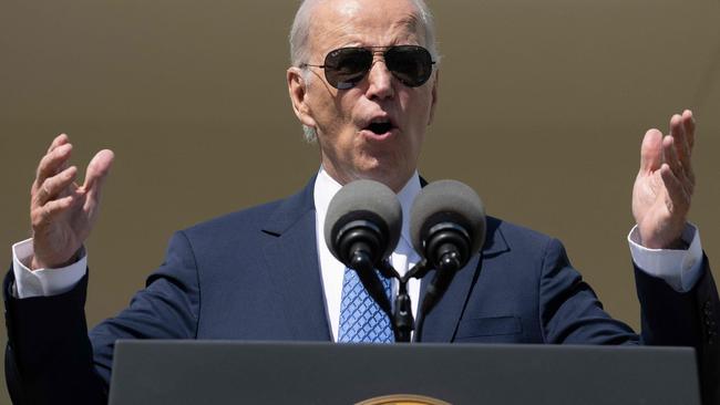 US President Joe Biden will announce his bid for a second term in the White House on Tuesday local time. Picture: AFP.