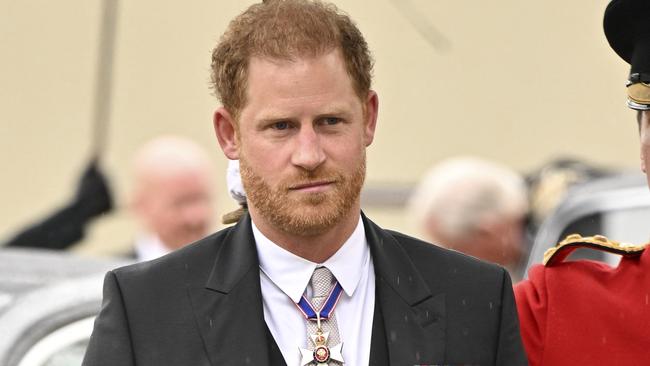 Prince Harry at King Charles III’s coronation. Picture: AFP