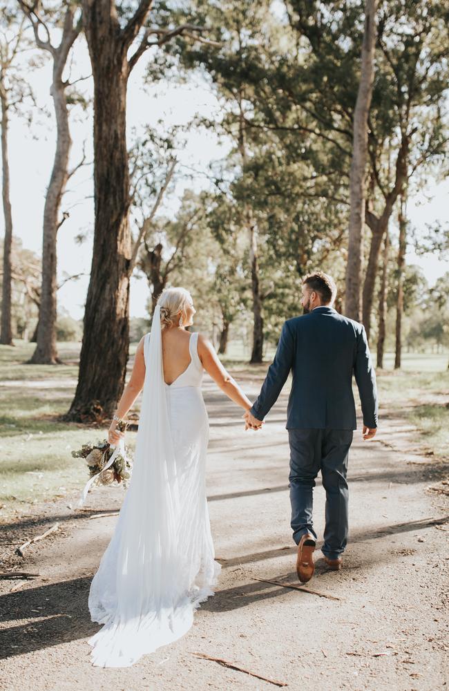 Wedding of Megan Newton and Joel Crouch. Picture: WhiteFox Studios