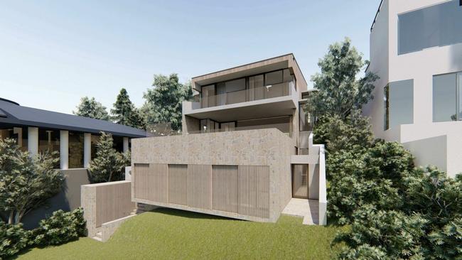 The home will be set across four levels. Picture: Shaun Lockyer Architects