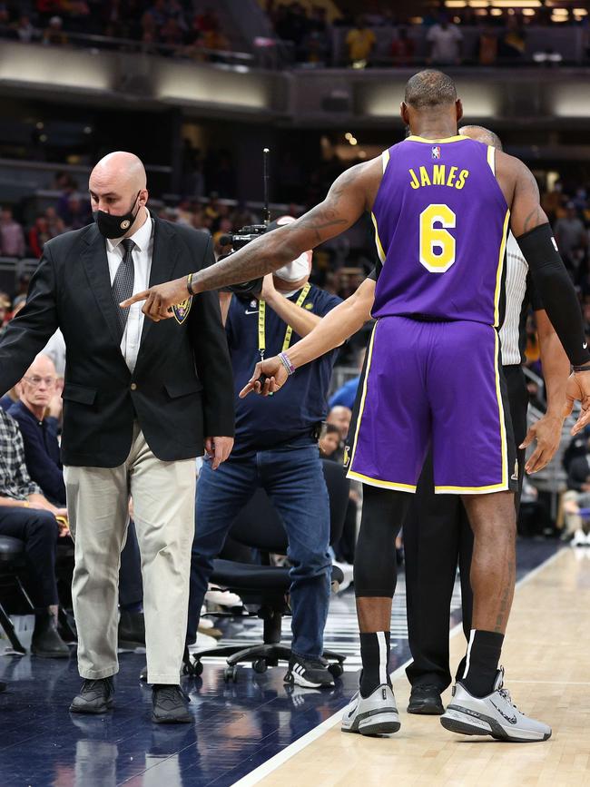 James demanded action be taken. Andy Lyons/Getty Images/AFP (Photo by Andy Lyons/Getty Images)