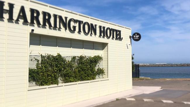 Harrington Hotel on the Manning River looking out to the ocean.