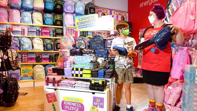 A Smiggle store at Westfield Chermside last month. Picture: John Gass