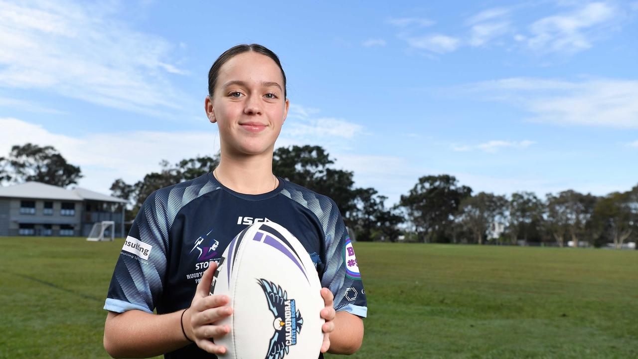 Sunshine Coast rugby league talent Lily Bain. Picture: Patrick Woods.