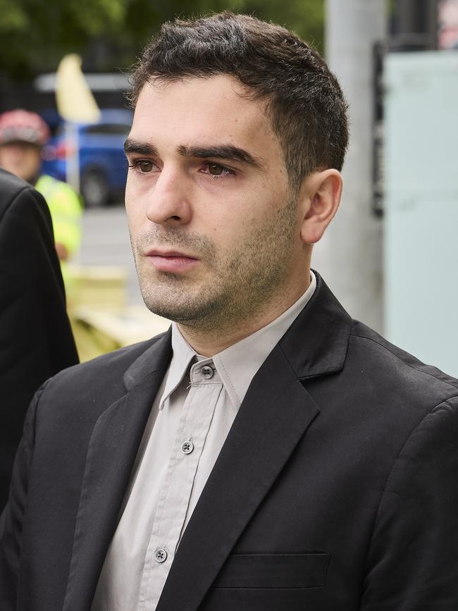 Gabriele Cairo leaving the Adelaide Magistrates Court on Wednesday. Picture: Matt Loxton