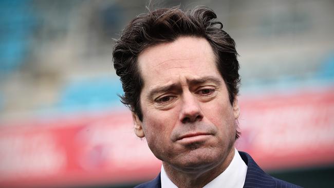 It is understood AFL boss Gillon McLachlan lobbied Mr Dutton’s office on his cousin’s behalf for the au pair to remain in the country. Picture: Luke Bowden