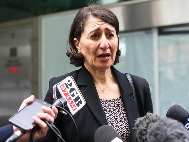 SYDNEY, AUSTRALIA - NewsWire Photos, NOVEMBER 01 2021: Former NSW Premier Gladys Berejiklian arrives at ICAC in Sydney. Picture: NCA Newswire / Gaye Gerard